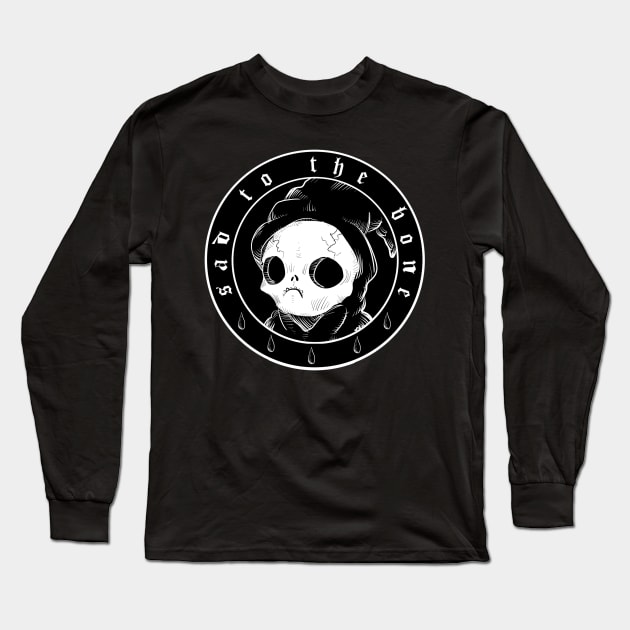 Sad To The Bone Long Sleeve T-Shirt by LVBart